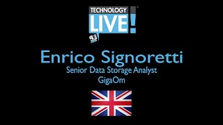 A3 Communications Technology Live: Enrico Signoretti, GigaOm, testimonial