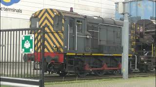 Doorslippende locomotief / Slipping locomotive