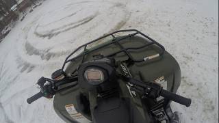 Atv snow drifting