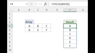 Convert table into a Column