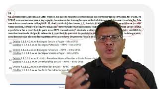 Contabilidade Pública - Plano de Contas (PCASP). Lançamentos contábeis na consolidação de contas.