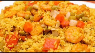 Recette Ivoirienne | Riz aux crevettes