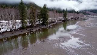 Dip net Fishing Skeena River Ooligan Run 2022 - DJI Mini 2