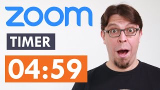 Zoom meeting timer: how to show a countdown with OBS Virtual Camera