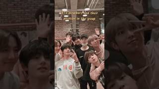 #bts members and their position in group ft.one moredance #onedance