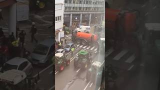 Landwirte VS Polizei - Brüssel 26.02.2024