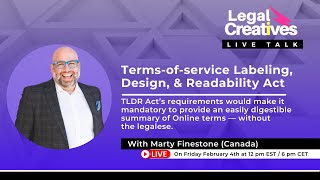 Join the Live Talk on Terms-of-service Labeling, Design, & Readability Act - TLDR