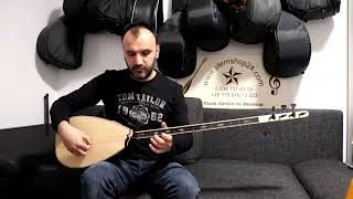 ARIX  Uzun Sap Saz / Ardıç 40 cm Yaprak Tekne Elegance Profesyonel Serie Saz Akustik Tanıtım Video