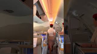 Emirates A380 Business Class the best in the world? #shorts #wow #travel