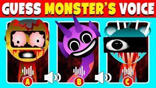 🔊 Guess The PHASE 3 Incredibox SPRUNKI Characters by their VOICE!? | Horror Durple, FunBot