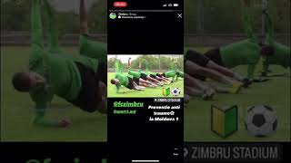 FC Zimbru training , mobility and prevention for TV channel TV1