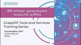 BIP! Scholar going beyond researcher profiles