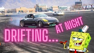 Drifting My 350Z... AT NIGHT