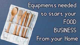 How To Start Your FOOD BUSINESS From home / Simple EQUIPMENTS #livestream #streamyardlivestreaming