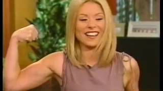 Kelly Ripa Flexing Early Career