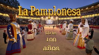 Los gigantes de Pamplona homenajean a La Pamplonesa por su centenario.