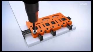 Универсальный шаблон для сверления Блюм/Universal drilling template Blum