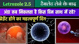 😭Letrozole🛑use karne ke bad Ovulation kab hota he.Letrozole टेबलेट खाने के कितने दिन बाद संबंध बनाएं