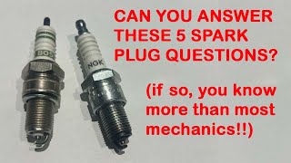 Sparks plugs - answer these 5 questions correctly and you’ll be in the top 2%