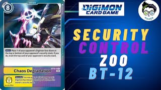 Digimon Card Game | Security Control Zoo BT-12 Format