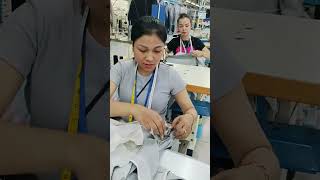 She is Working in Garment Factory