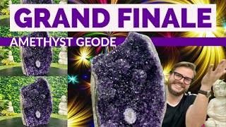 "GRAND FINALE" Amethyst Geode Uruguay 10.00 Lustrous Miracle High Quality JP-6