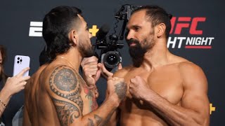 UFC Fight Night FACE-OFFS: Hernandez vs Pereira