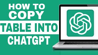 How To Copy Table In Chatgpt