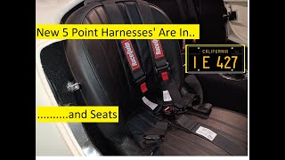 Strap In and Hold On!!!! New 5 Point harnesses' for Jim's Factory Five Racing Mk4.