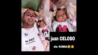 Juan muestra a KIMA 😍😍❤💖/ JUAN CELOSO PORQUE KIMA USA VESTIDOS😂😻