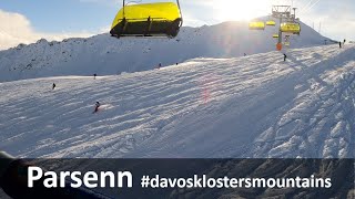 Snowboarden at Parsenn