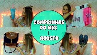 COMPRINHAS DO MÊS - AGOSTO