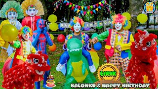 LAGU BALONKU ADA LIMA REMIX BARU SPESIAL LIRIK VERSI ONDEL ONDEL, BARONGSAI DAN BADUT ULANG TAHUN 🎉🔴