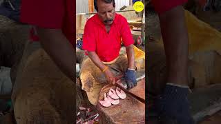 KASIMEDU SEER FISH CUTTING VIDEO \ cutting focus #kasimedu #bigfishcutting #bigfish