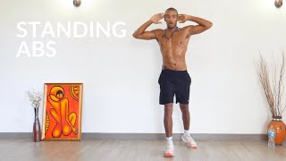 10 min STANDING ABS Workout (Intense)