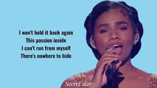 Wé Ani - I have nothing - lyrics - By Whitney Houston | on American Idol 2023