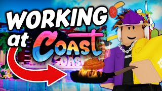 Working at Coast Restaurant/Grill as a Kitchen Leader on ROBLOX! (How to work at Coast Grill V3)