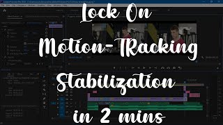 How to use Lock Motion Stabilization in 2 minutes I Adobe After Effects.