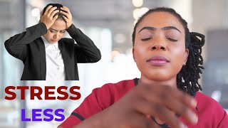 Discover the TOP 4 Stress Relieving Techniques for Busy Professionals to work SMARTER not HARDER