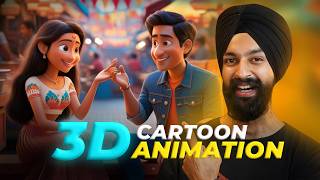 FREE 3D Cartoon Animation Videos 🤩 using Ai Tools #ai #aitools