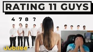 SHE DID ALL THEM CRAZY | 11 vs 1: Rating Guys by looks & Personality Jubilee Reaction