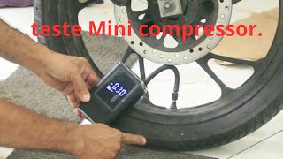 Testando Mini compressor.