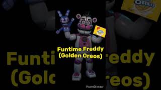 FNAF Characters And Their Favorite Type Of Oreos #fnaf @BULOCAT2