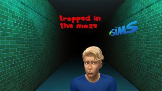 Can I escape a sim maze? (Made by my cousin)