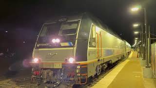 NJT Evening Rush action at Denville, NJ 11/26/24