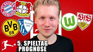 Bundesliga Tipps | 5. Spieltag Vorschau & Prognose | Saison 2024/2025