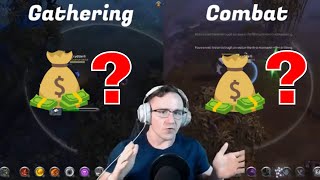 [Albion Online New Player Guide] What makes more money early on? Gathering or Combat?!