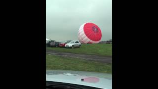 Erection issues at the 2015 Cheltenham Festival for the hot air balloon gold cup day.