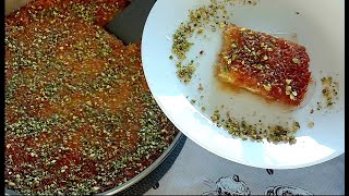 قناة بنت عفرين.كنافة نابلسية.اطيب كنافة بالقشطة والجبنة.Konafa with cream.الحلقة 60