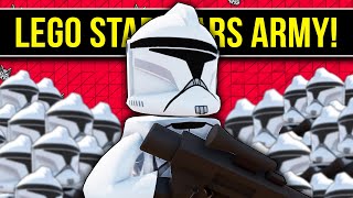 The BIGGEST LEGO Star Wars Army BATTLE!